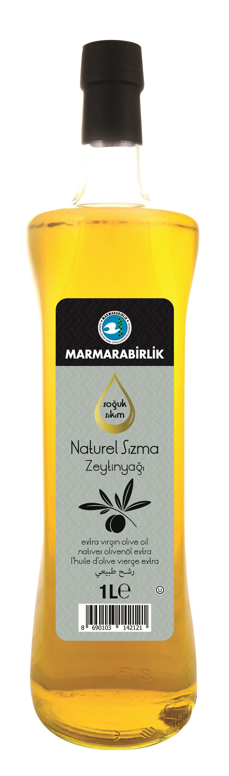 1000 CC SOĞUK SIKIM NATUREL SIZMA ZEYTİNYAĞI